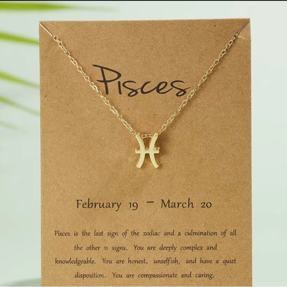 3/$33 | NWT | PISCES | PENDANT NECKLACE | GOLD